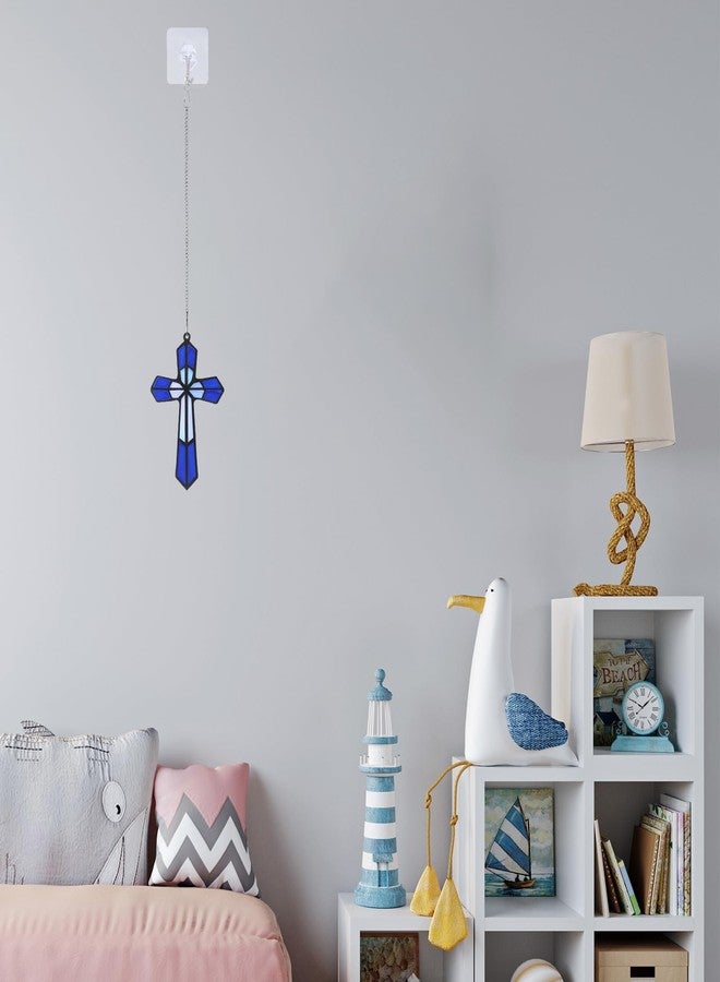 BigPig Acrylic Cross for Wall - Religious Home Decor, Catholic Window Hanging, Indoor Outdoor Crucifix Gift for Baptism, Christian Christmas - Image 4